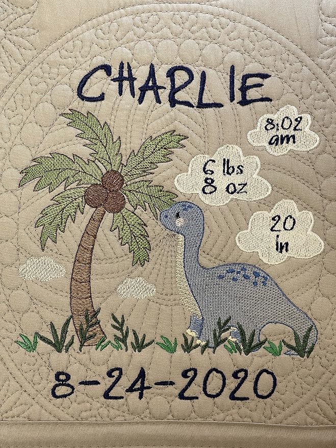 Personalized Baby Blanket Quilt | Monogrammed Blankets - Image 3