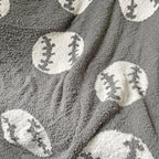 Cozy Baseball Pattern Blanket Perfect Lightweight Bedding - Image 3