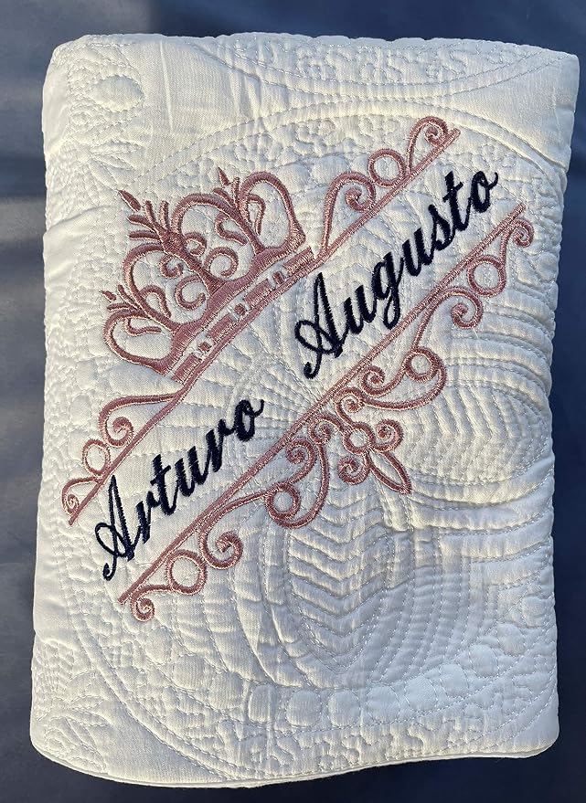 Personalized Baby Blanket Baby Quilt Monogrammed Blankets - Image 3