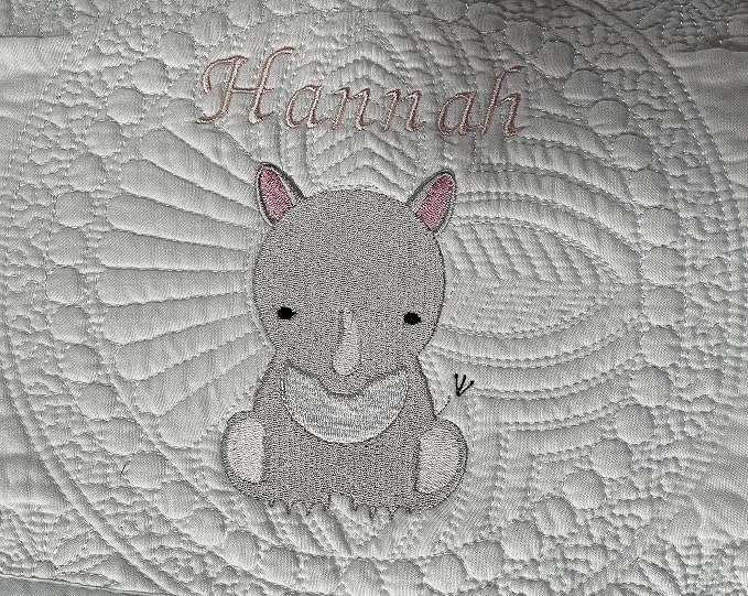 Personalized Baby Blanket Quilt | Monogrammed Blankets by OllieByBeebz