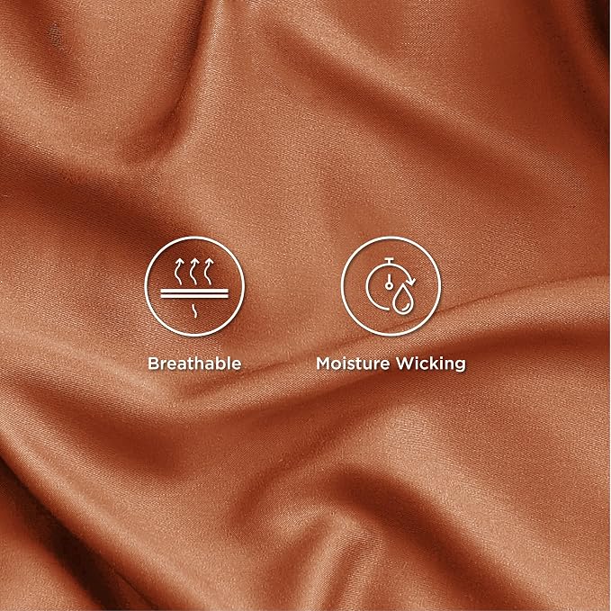 Bedsure Full Size Bed Sheets, Cooling Sheets, Rayon Derived from Bamboo - Image 4